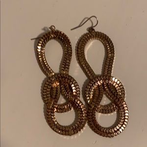 Gold earrings
